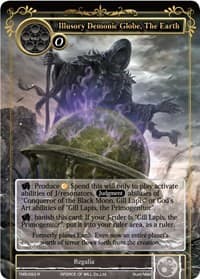 Illusory Demonic Globe, The Earth - The Moonlit Savior - Force of Will card