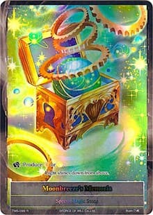 Moonbreeze's Memoria (Full Art) - The Moonlit Savior - Force of Will card