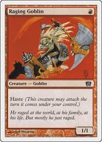 Raging Goblin - 8th Edition - Magic: The Gathering card