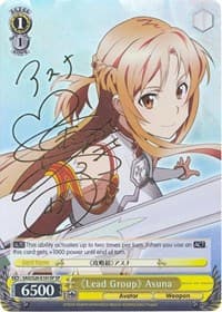 "Lead Group" Asuna (SP) - Sword Art Online - Weiss Schwarz card