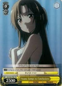 Asuna Jumps to Conclusions (TD) - Sword Art Online - Weiss Schwarz card