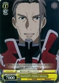 Heathcliff's Hidden Identity (TD) - Sword Art Online - Weiss Schwarz card