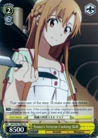 Asuna's Veteran Cooking Skill (TD) - Sword Art Online - Weiss Schwarz card