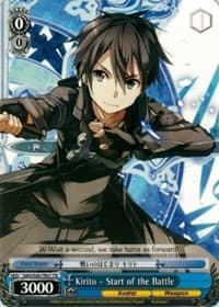 Kirito - Start of the Battle (TD) - Sword Art Online - Weiss Schwarz card