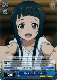 Their Child, Yui (TD) - Sword Art Online - Weiss Schwarz card