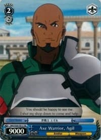 Axe Warrior, Agil (TD) - Sword Art Online - Weiss Schwarz card