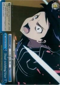 Dual-wielding User (TD) - Sword Art Online - Weiss Schwarz card