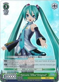 Hatsune Miku"Original" (SR) - Hatsune Miku -Project DIVA- f - Weiss Schwarz card