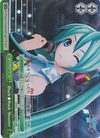 Black Rock Shooter (RRR) - Hatsune Miku -Project DIVA- f - Weiss Schwarz card