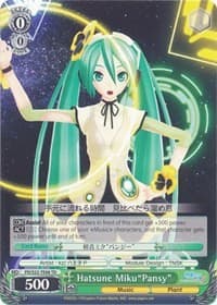 Hatsune Miku"Pansy" (TD) - Hatsune Miku -Project DIVA- f - Weiss Schwarz card