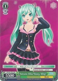 Hatsune Miku"Honey Whip" (TD) - Hatsune Miku -Project DIVA- f - Weiss Schwarz card