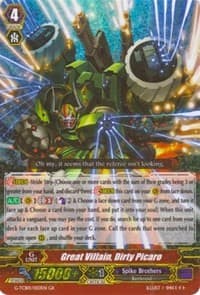 Great Villain, Dirty Picaro - G-TCB01: The RECKLESS RAMPAGE - Cardfight Vanguard card