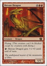 Shivan Dragon - 8th Edition - Magic: The Gathering card