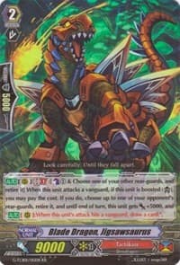Blade Dragon, Jigsawsaurus - G-TCB01: The RECKLESS RAMPAGE - Cardfight Vanguard card