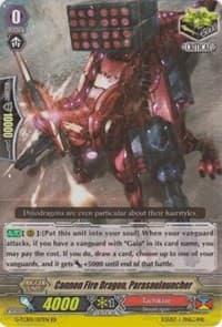 Cannon Fire Dragon, Parasaulauncher - G-TCB01: The RECKLESS RAMPAGE - Cardfight Vanguard card