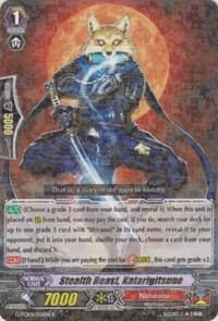Stealth Beast, Katarigitsune - G-TCB01: The RECKLESS RAMPAGE - Cardfight Vanguard card