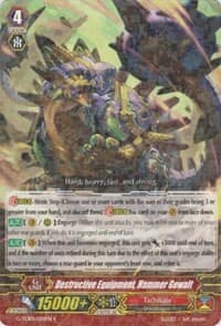 Destructive Equipment, Hammer Gewalt - G-TCB01: The RECKLESS RAMPAGE - Cardfight Vanguard card