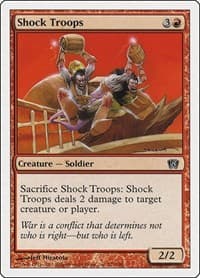 Shock Troops - 8th Edition - Magic: The Gathering card