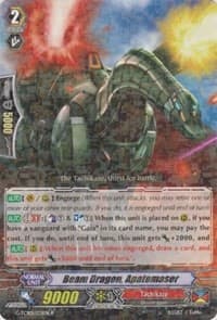 Beam Dragon, Apatomaser - G-TCB01: The RECKLESS RAMPAGE - Cardfight Vanguard card
