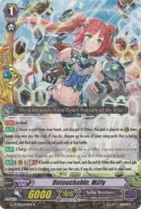 Untouchable, Milly - G-TCB01: The RECKLESS RAMPAGE - Cardfight Vanguard card