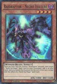 Raidraptor - Necro Vulture - Wing Raiders - YuGiOh card