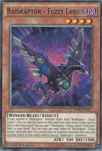 Raidraptor - Fuzzy Lanius - Wing Raiders - YuGiOh card