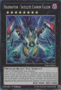 Raidraptor - Satellite Cannon Falcon - Wing Raiders - YuGiOh card
