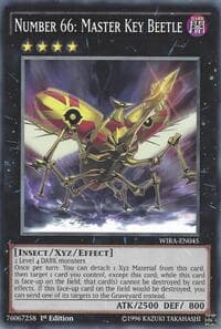 Number 66: Master Key Beetle - Wing Raiders - YuGiOh card