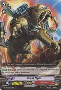 Accel Tiger - G-TCB01: The RECKLESS RAMPAGE - Cardfight Vanguard card