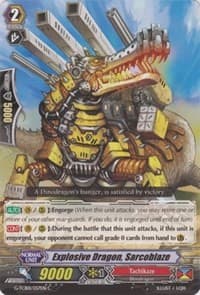Explosive Dragon, Sarcoblaze - G-TCB01: The RECKLESS RAMPAGE - Cardfight Vanguard card
