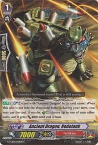 Ancient Dragon, Nodotank - G-TCB01: The RECKLESS RAMPAGE - Cardfight Vanguard card