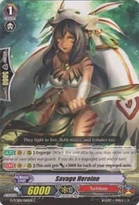 Savage Heroine - G-TCB01: The RECKLESS RAMPAGE - Cardfight Vanguard card