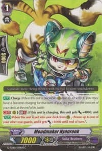 Moodmaker Nyanrook - G-TCB01: The RECKLESS RAMPAGE - Cardfight Vanguard card