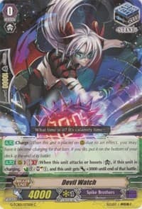 Devil Watch - G-TCB01: The RECKLESS RAMPAGE - Cardfight Vanguard card