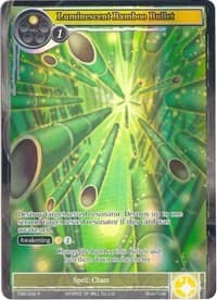 Luminescent Bamboo Bullet (Full Art) - The Moonlit Savior - Force of Will card