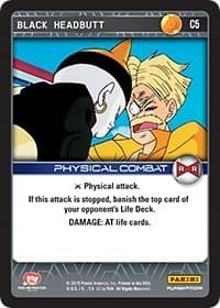 Black Headbutt - Panini: Evolution - Dragon Ball Z TCG card