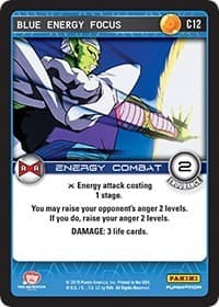 Blue Energy Focus - Panini: Evolution - Dragon Ball Z TCG card