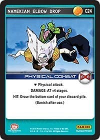 Namekian Elbow Drop - Panini: Evolution - Dragon Ball Z TCG card