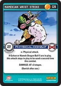 Namekian Wrist Strike - Panini: Evolution - Dragon Ball Z TCG card