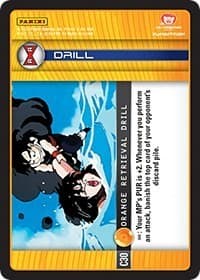 Orange Retrieval Drill - Panini: Evolution - Dragon Ball Z TCG card