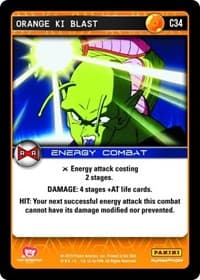 Orange Ki Blast - Panini: Evolution - Dragon Ball Z TCG card