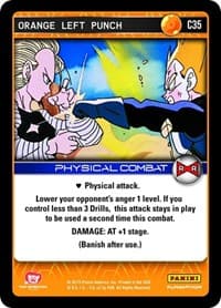Orange Left Punch - Panini: Evolution - Dragon Ball Z TCG card