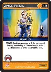 Orange Outburst - Panini: Evolution - Dragon Ball Z TCG card