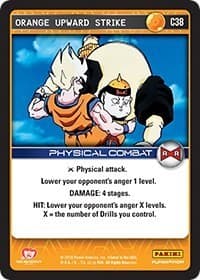 Orange Upward Strike - Panini: Evolution - Dragon Ball Z TCG card