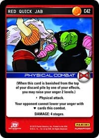 Red Quick Jab - Panini: Evolution - Dragon Ball Z TCG card