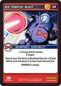 Red Robotic Blast - Panini: Evolution - Dragon Ball Z TCG card