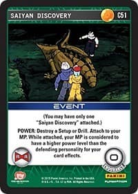 Saiyan Discovery - Panini: Evolution - Dragon Ball Z TCG card