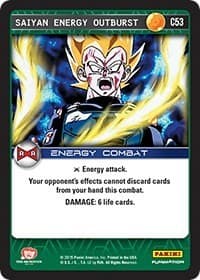 Saiyan Energy Outburst - Panini: Evolution - Dragon Ball Z TCG card