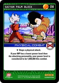 Saiyan Palm Block - Panini: Evolution - Dragon Ball Z TCG card