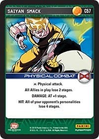 Saiyan Smack - Panini: Evolution - Dragon Ball Z TCG card